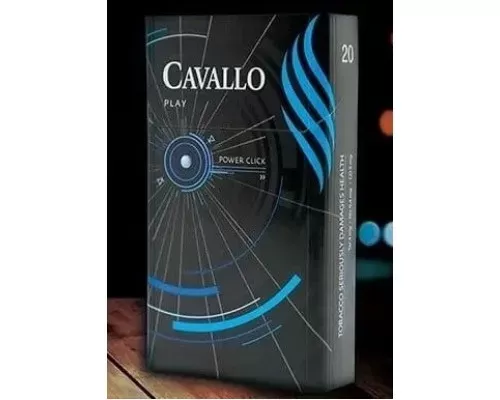 CAVALLO Play Blue Power Click с Капсулой Ментола